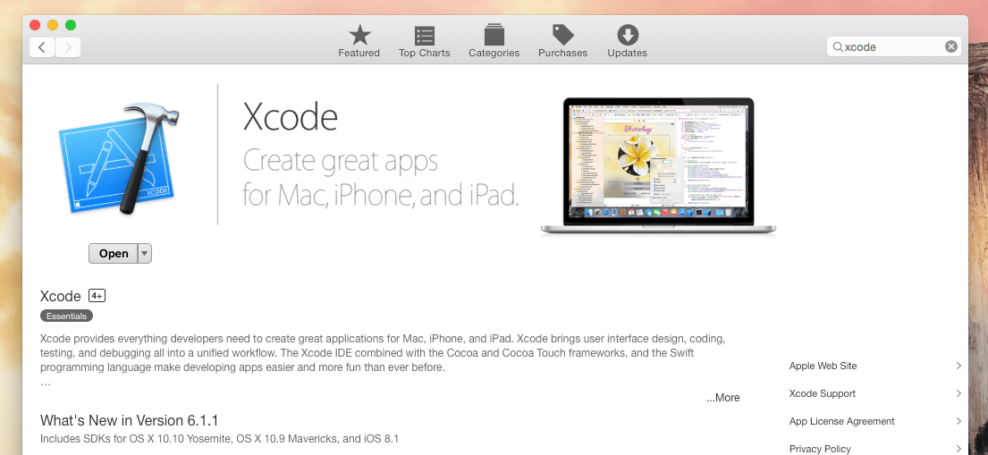 Setup iOS 8 Simulator on OS X Web Ascender